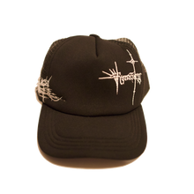 Load image into Gallery viewer, Black SoS Trucker Hat

